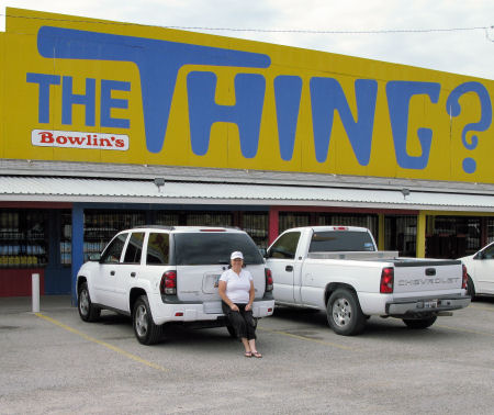 Donna at The Thing?, near Willcox, Arizona