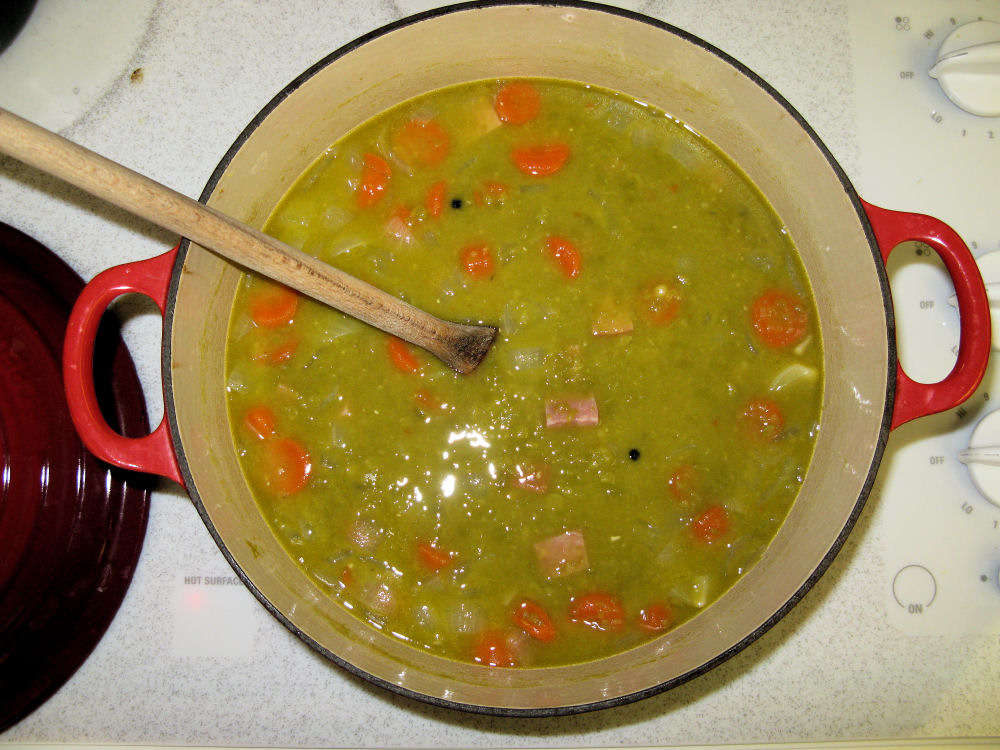 Crouton's Split Pea Soup