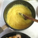 Stirring the polenta